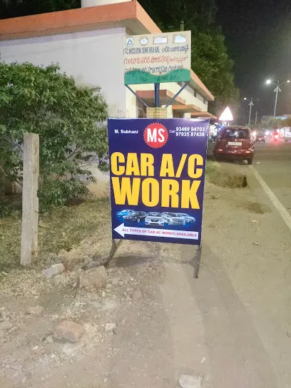 M.s car a.c works, inner ring road, opposite Chillie's road,2 left road, beside Reddy,'s pharmacy