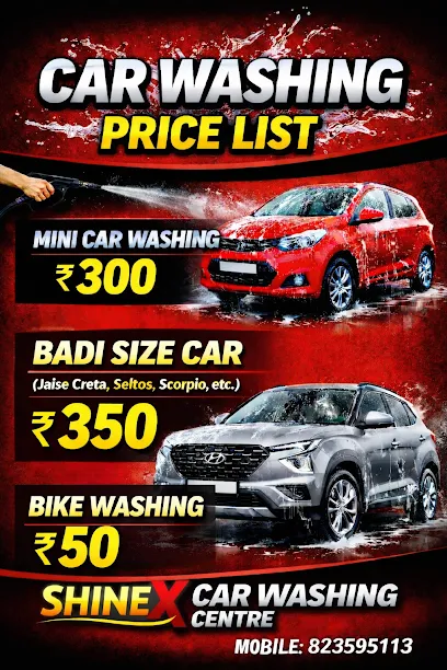 Shine x car washing centre and bike servicing centre
