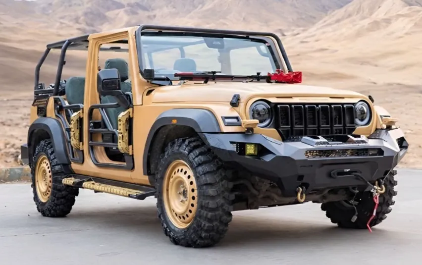 Mahindra Reveal Thar Roxx-Based ATV for Indian Army