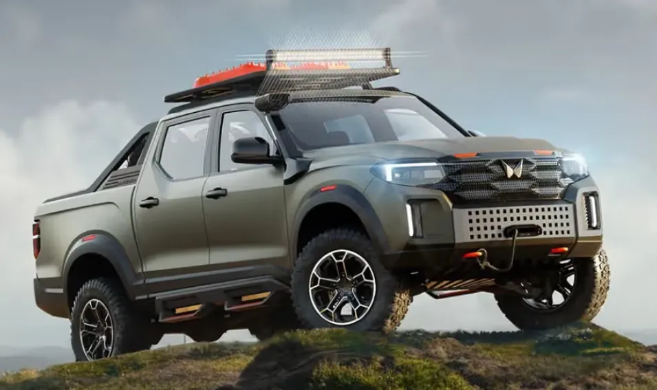 Mahindra Scorpio-N Pickup Teased as Vision SXT Concept