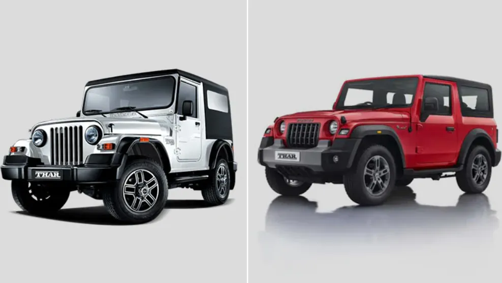 Mahindra Thar New vs Old: Complete Differences and Similarities
