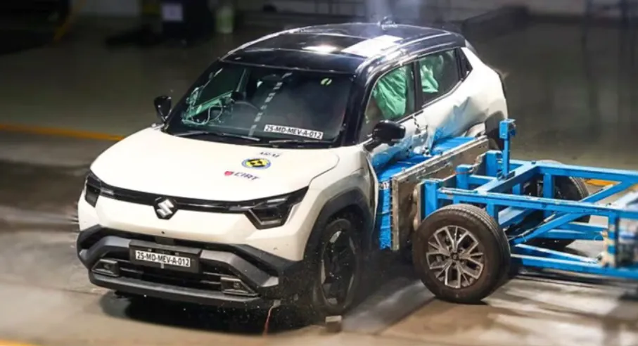 Maruti e Vitara Receives 5-star Bharat NCAP Safety Rating