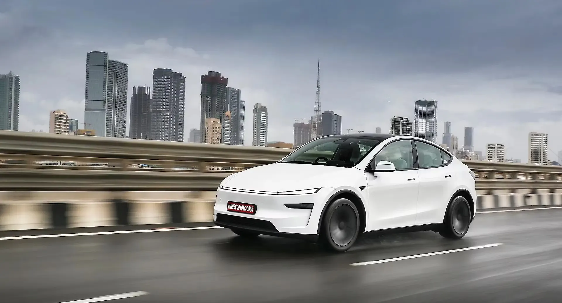 Tesla Model Y Driven in India