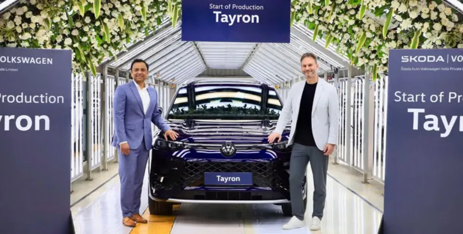Volkswagen Tayron R-Line Assembly Begins in India