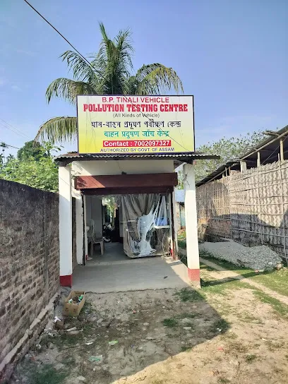 B P Tiniali Vehicle pollution testing centre