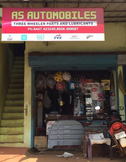 A S Automobiles എ എസ് ഓട്ടോമൊബൈൽസ് സ്പെയർ പാർട്‌സ് Three wheeler spare parts