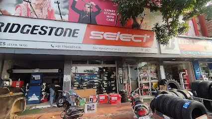 A.P.TYRES - EXIDE CARE | BRIDGESTONE TYRES SHOWROOM | MRF EXCLUSIVE | MICHELIN TYRES & SERVICES