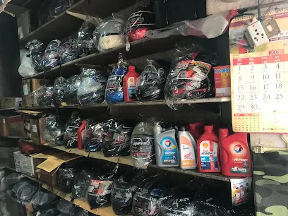 Balaji Auto Parts and helmet