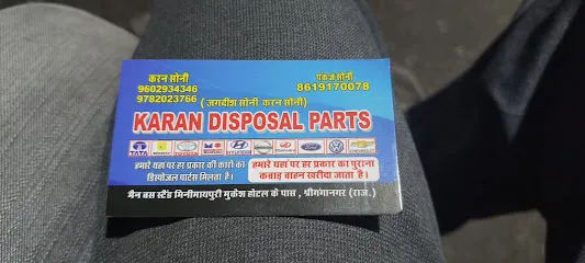 Karan disposal parts