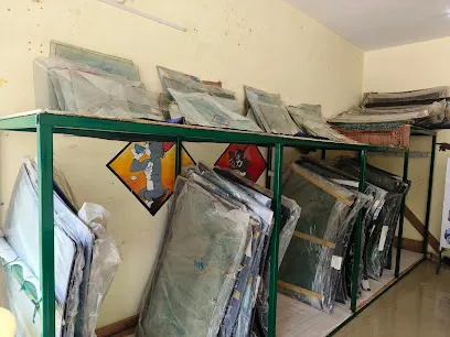 Mahaboob car door works glass fitting