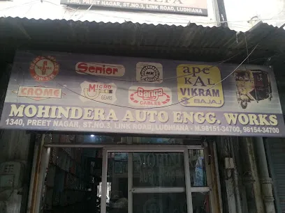 MOHINDRA AUTO ENGG. WORKS (CROME) I Three wheeler spare parts, crome spare parts, rear hub axle, cluster gear ludhiana