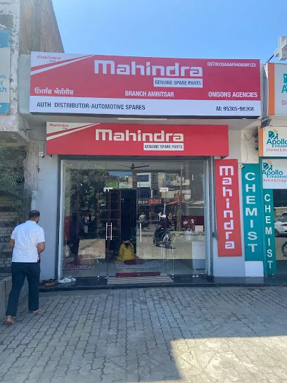 Omsons Agencies, Maqboolpura Chowk, Near Hanson MotorAmritsar