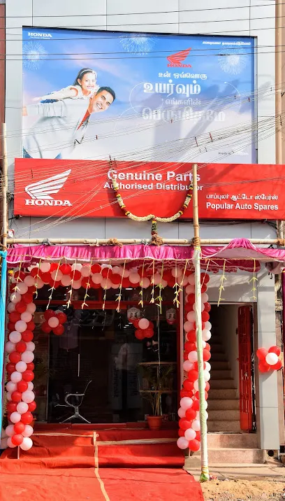 POPULAR AUTO SPARES - HONDA GENUINE PARTS