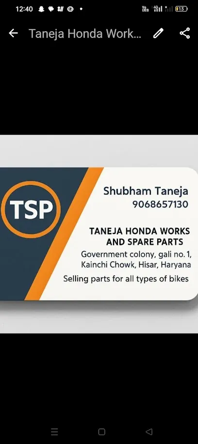 Taneja Honda works
