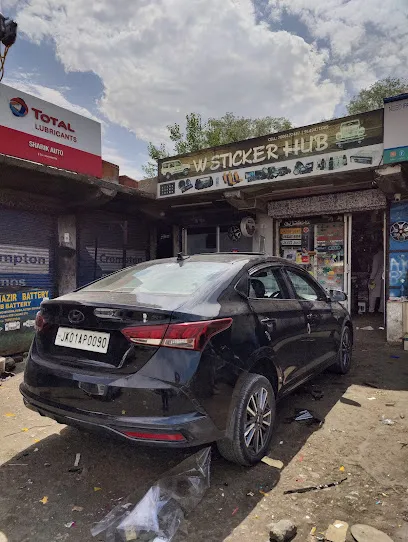 W STICKER HUB - Automotive Accessories/Car Accessories Shop in Srinagar. Stickers, music systems, window tint.