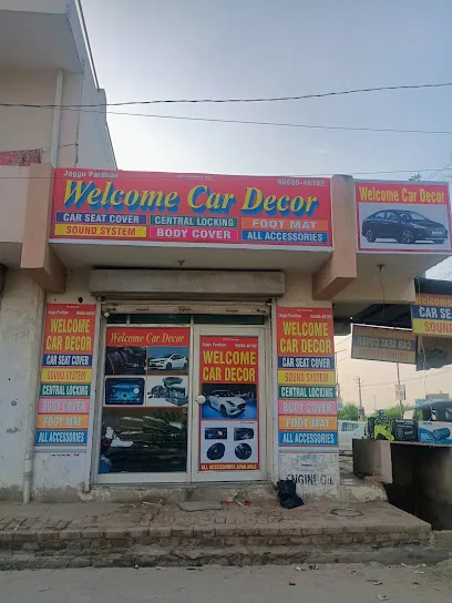 Welcome Car Decor