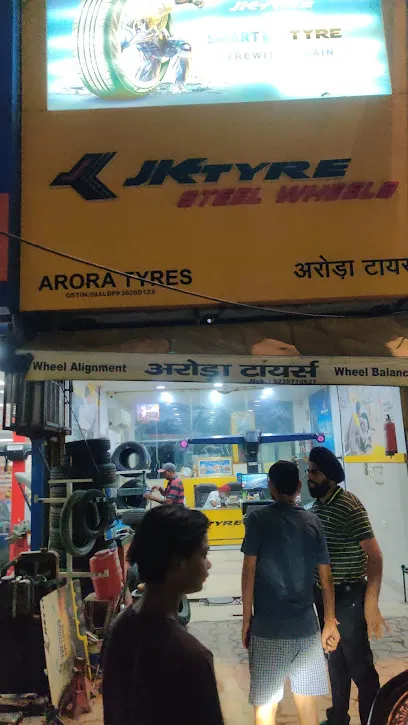 Arora Tyres (JK Tyre Steel Wheels)
