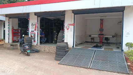 Bridgestone tyre deler HP petrol pump