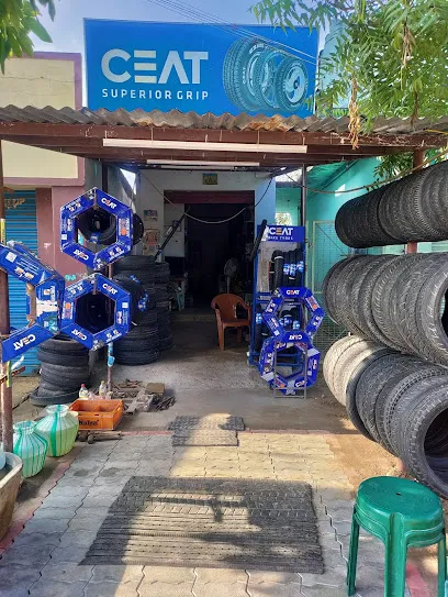 Dhanasree Puncture Shop (Ceat Tyres) (Semi - Automatic tyre Changer, EV Vehicle, Mobile Puncture)