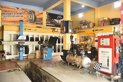 Dhoni Tyre service