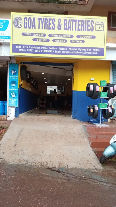 GOA TYRES & BATTERIES ( best tyres shop in Mapusa )
