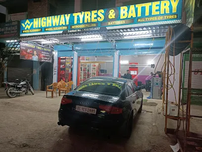 Highway Tyre and Battery
