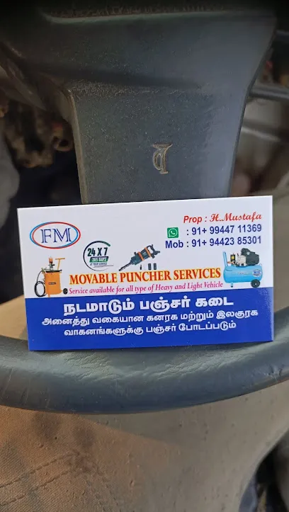 M.A mobile puncture shop