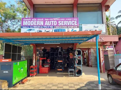 Modern Tyre shop