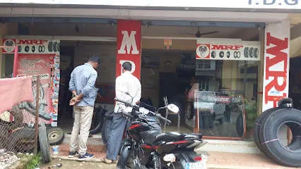 MRF EXCLUSIVE showroom, TDG tyres