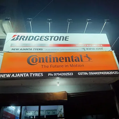 New Ajanta Tyres dealer of J.K ,Continental and Bridgestone tyres