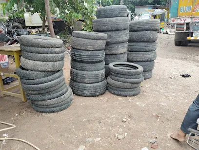 Pathan tyre puncture work shop