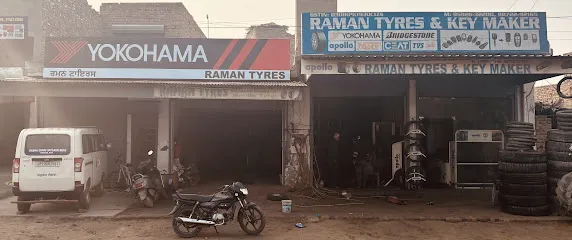 Raman Tyres, deal in Yokohama, Bridgestone, apollo, Ceat and tvs tyres