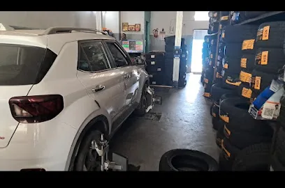 Sai RamTyre Tech wheel alignment and TYRES
