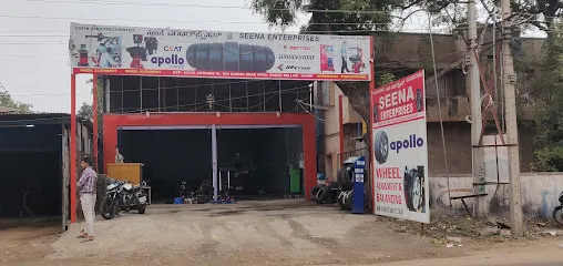 Seena Enterprises tyre shop tyre centre and wheel alignment Bridgestone tyres Apollo tyres jk tyres CEAT tyres tireTIRES