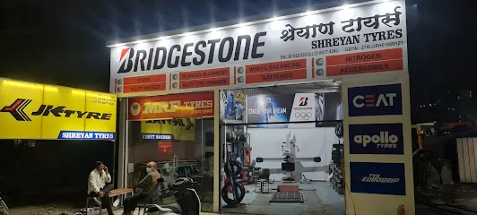 Shreyan Tyres - Multi-brand Tyre Dealer in Hadapsar | MRF | CEAT | Apollo | JK Tyre | Bridgestone | Car Body Wash