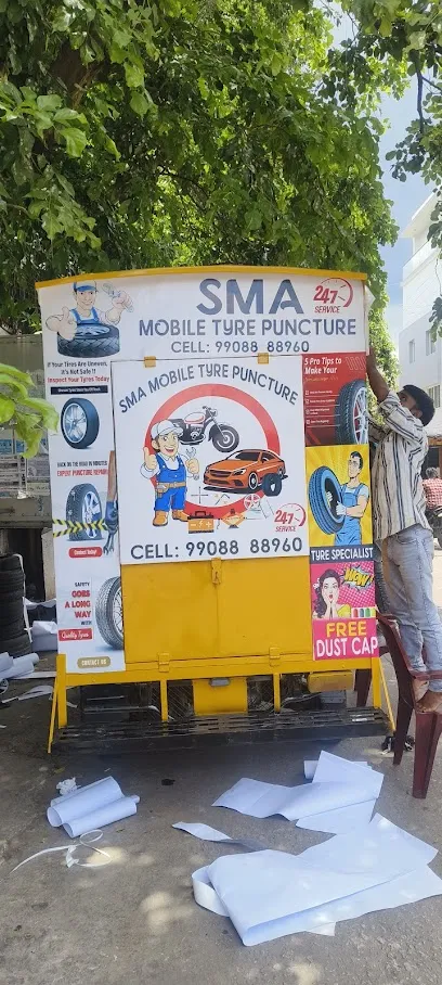 Tirupati tyre puncture shop mobiles.S.MA