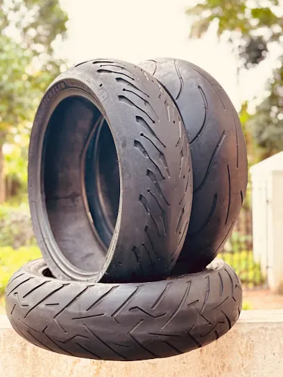 Tread zone used tyre shop