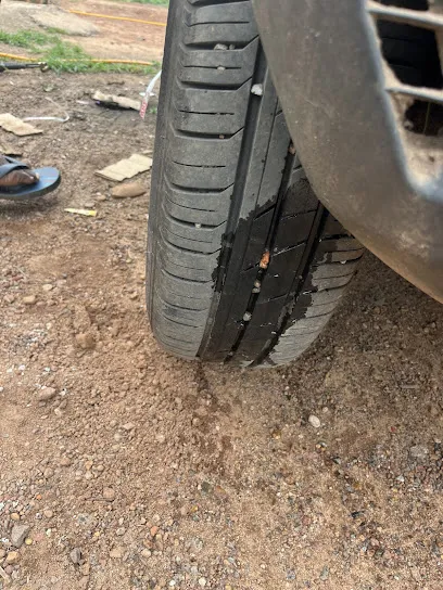 Tyre puncture and repairing shop
