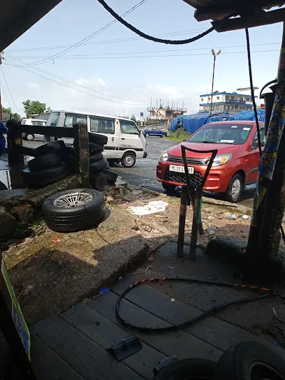 Tyre repairing shop