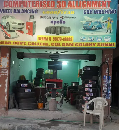 Verma car washing center 3d wheel alingment