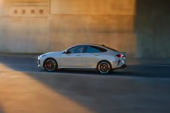 BMW 2 Series Gran Coupe Driving: Side Profile (Left) View