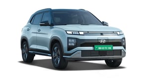 Hyundai Creta Electric Front Right Quarter View