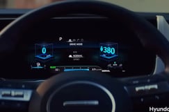 Hyundai Creta EV Instrument Cluster