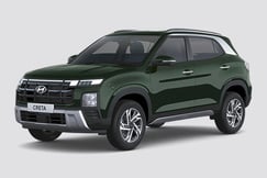Hyundai Creta Front Left Quarter View