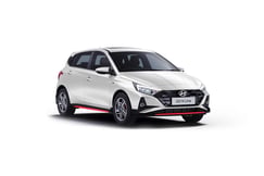 i20 N-Line Atlas White Color