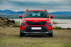 Skoda Kylaq Front View