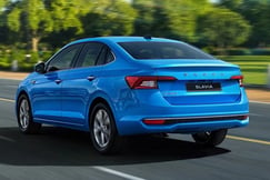 Skoda Slavia Rear Left Side View