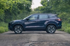 Tata Harrier EV Side Profile View (Left)