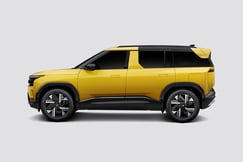 Tata Sierra Side Profile View (Left)