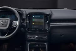 Volvo EC40 Dashboard Controls